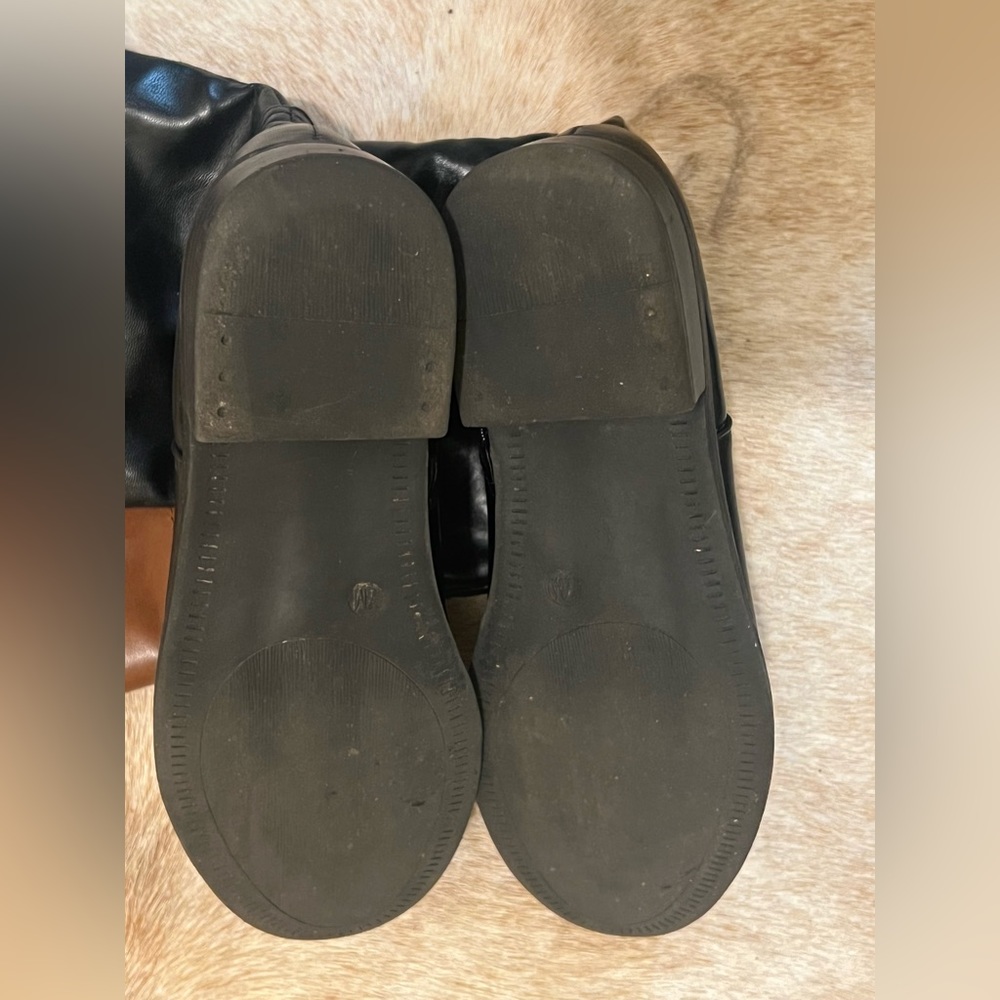 Tall 2 tone side zip boots - Picture 5 of 5